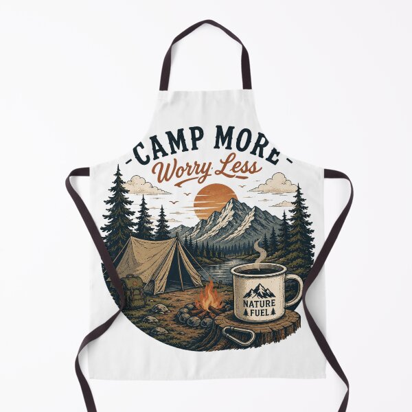 Item preview, Camp More Worry Less Cozy Outdoor Adventure designed and sold by the-dovlat.