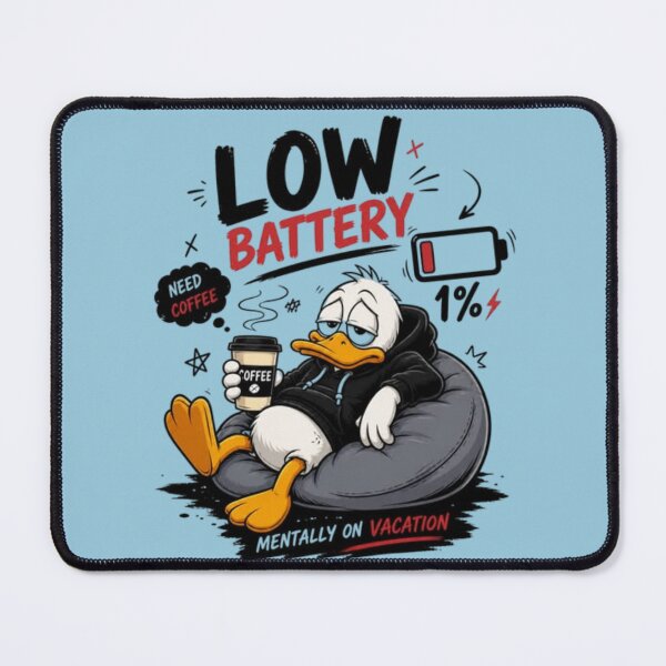 Item preview, Funny Relaxing Duck Cartoon Design designed and sold by RajDeals.