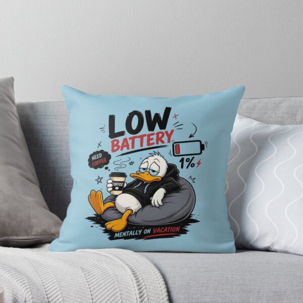 Item preview, Funny Relaxing Duck Cartoon Design designed and sold by RajDeals.