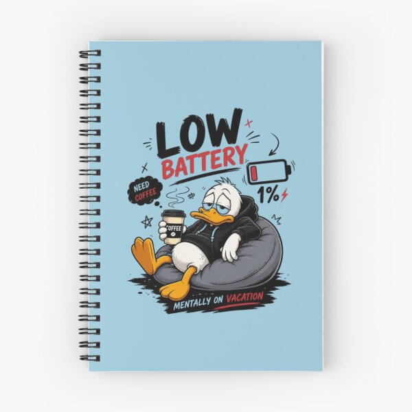 Item preview, Funny Relaxing Duck Cartoon Design designed and sold by RajDeals.