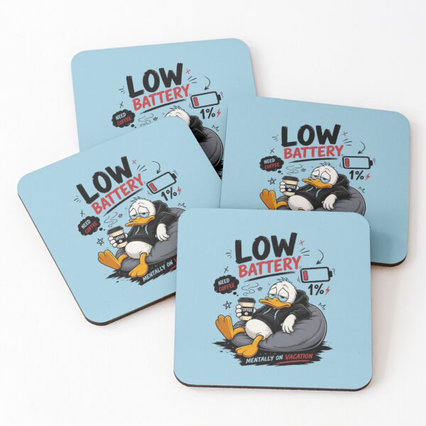 Item preview, Funny Relaxing Duck Cartoon Design designed and sold by RajDeals.