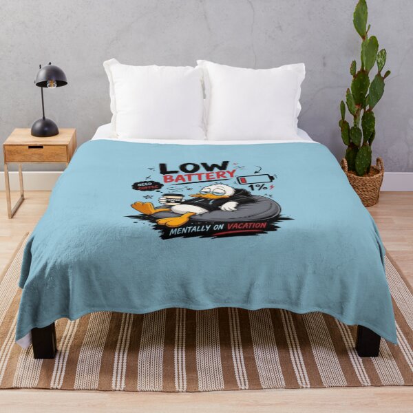 Item preview, Funny Relaxing Duck Cartoon Design designed and sold by RajDeals.