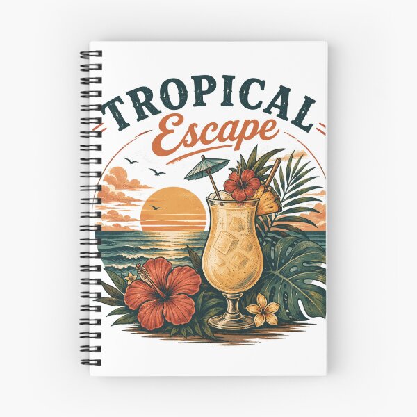Item preview, Tropical Escape Sunset Cocktail Paradise Vibes designed and sold by the-dovlat.