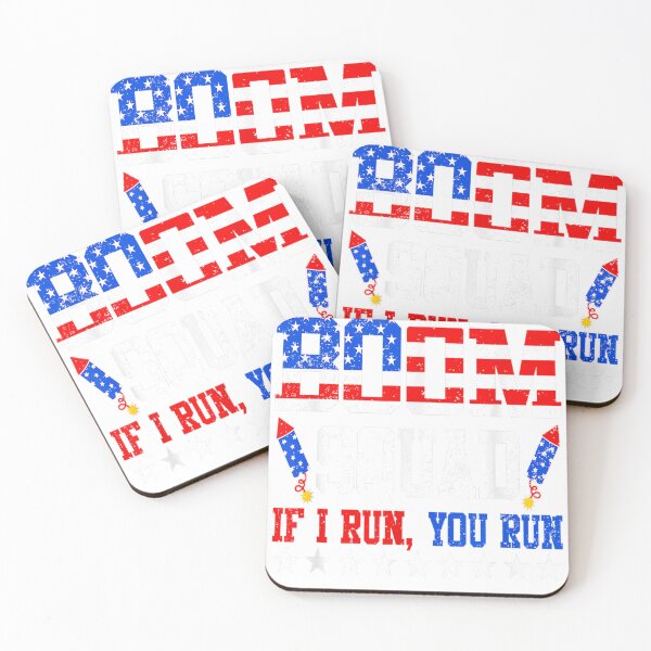Item preview, Boom Squad If I Run You Run Shirt Funny 4th Of July US Flag designed and sold by Bomebomst.