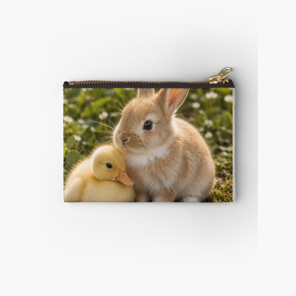 Item preview, Cute Bunny Duckling Little Hearts Animal Love designed and sold by BagFactoryUK.