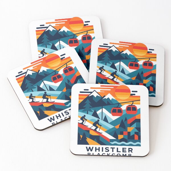 Item preview, Whistler Blackcomb Canada Souvenir - Ski Resort & Mountain Landscape Art designed and sold by OzzFrequency.