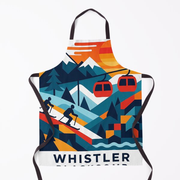 Item preview, Whistler Blackcomb Canada Souvenir - Ski Resort & Mountain Landscape Art designed and sold by OzzFrequency.