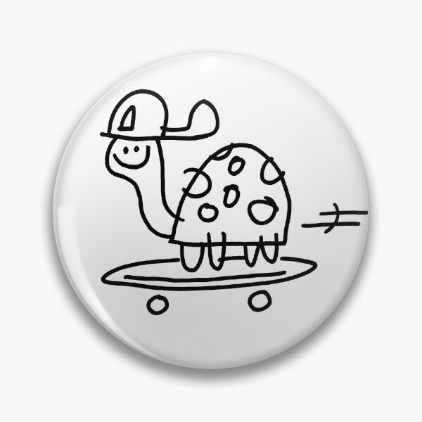 Item preview, Happy Skating Turtle designed and sold by rutmerdesign.