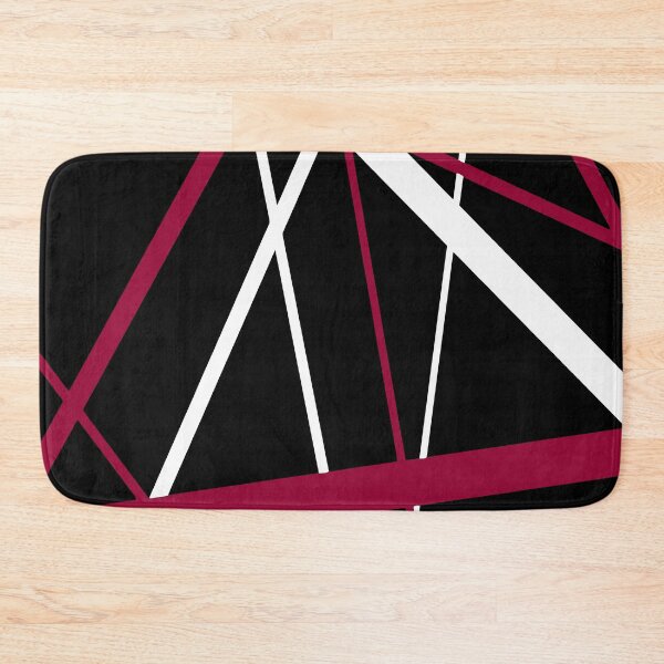 Item preview, Bold Magenta-Pink Diagonal Lines White Accents designed and sold by taiche.
