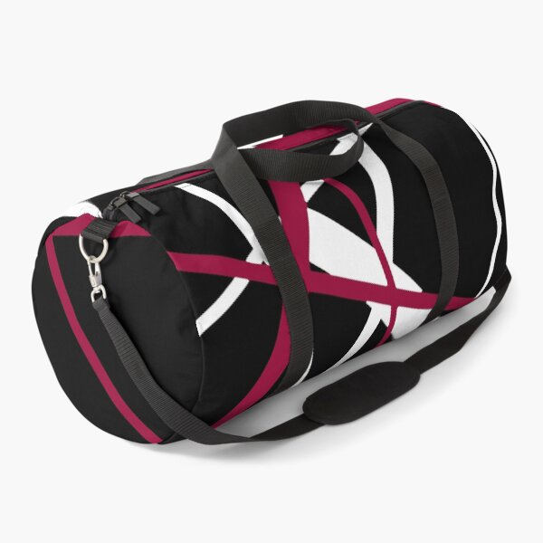Item preview, Bold Magenta-Pink Diagonal Lines White Accents designed and sold by taiche.