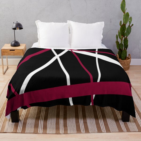Item preview, Bold Magenta-Pink Diagonal Lines White Accents designed and sold by taiche.