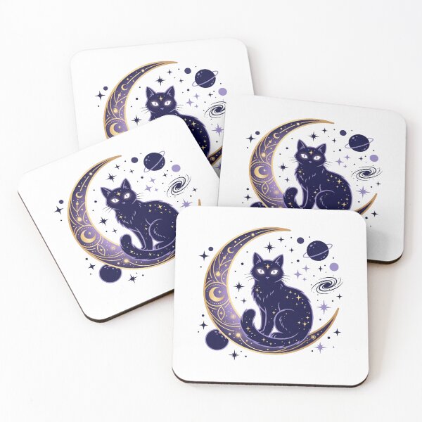Item preview, Whimsical Dark Feline on Ornate Curved Night Orb designed and sold by FrankOliver.