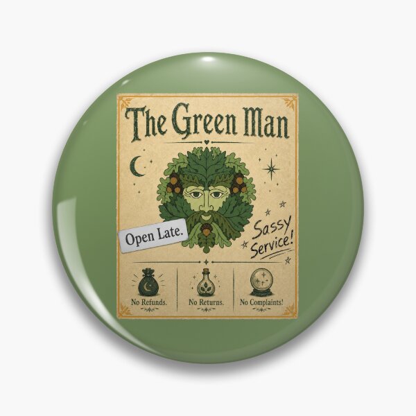 Item preview, The Green Man designed and sold by FellOffAFirefly.