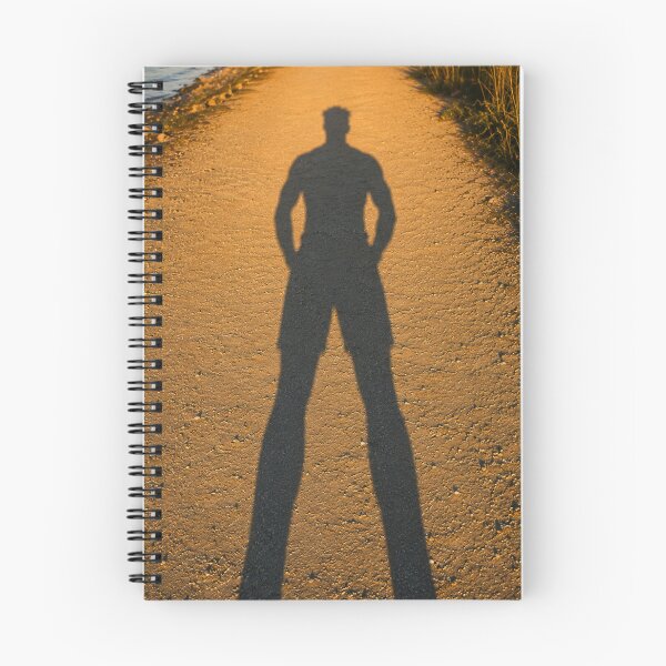 Item preview, Strong Shadow Silhouette | Confident Man at Sunset | Motivational Minimalist Art designed and sold by CJLindy.