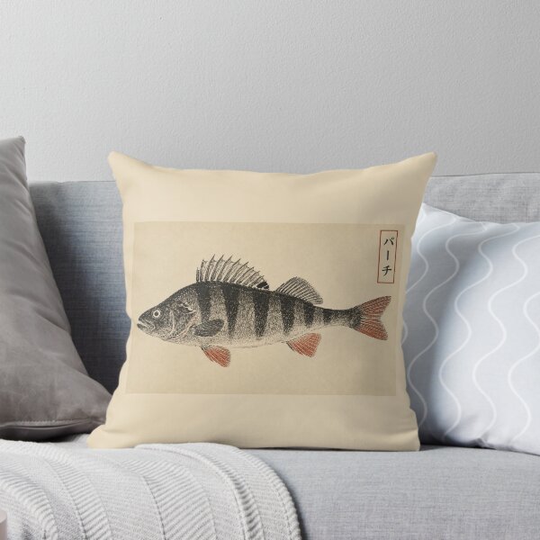 Item preview, European Perch Gyotaku Fish Print — Angler's Woodblock No. 4 | Japanese Woodblock designed and sold by Planthem.