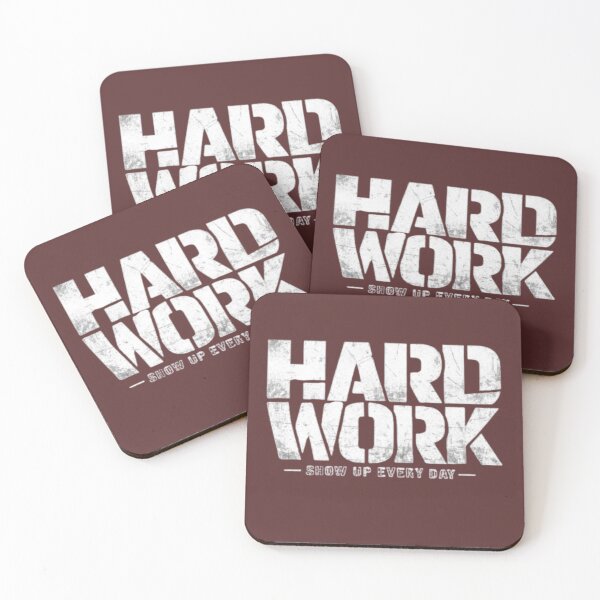 Item preview, Vintage Grunge Typography Design Hard Work Show Up Every Day   designed and sold by HoMya.
