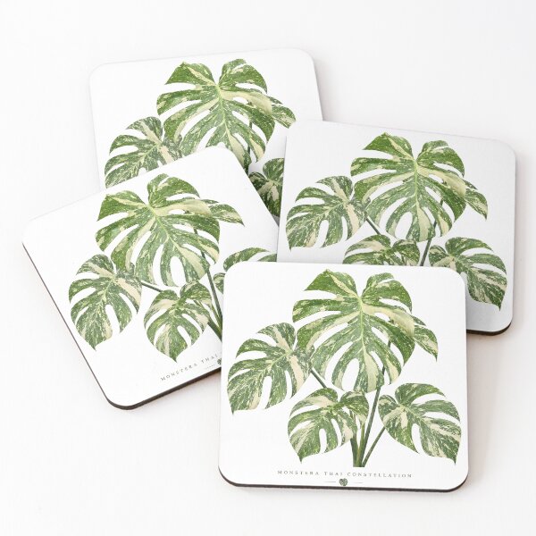 Item preview, Monstera Thai Constellation Botanical Print designed and sold by Mikena1996.