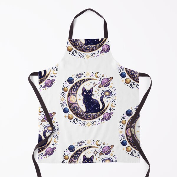 Item preview, Midnight Feline on Curved Night Sky Arc Art designed and sold by FrankOliver.