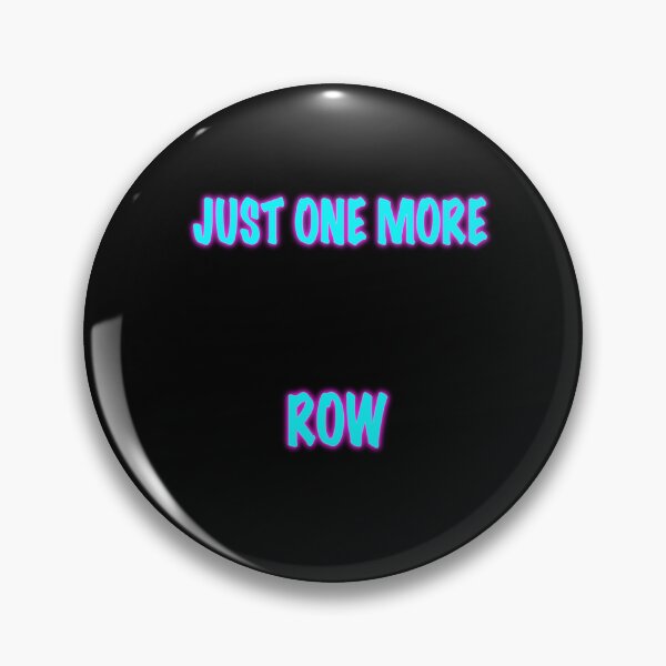 Item preview, Just One More Row – Funny Knitting & Crochet Text Shirt designed and sold by ArtyWares.