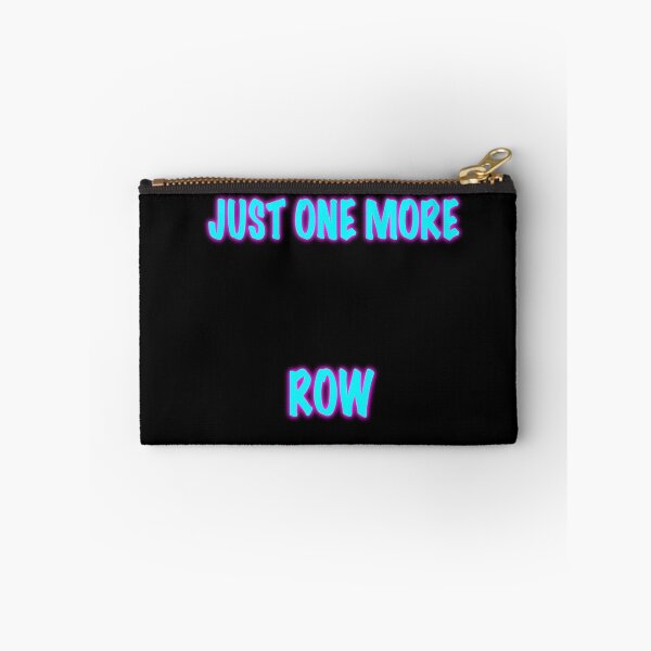 Item preview, Just One More Row – Funny Knitting & Crochet Text Shirt designed and sold by ArtyWares.