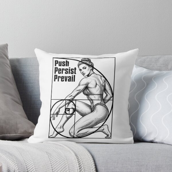 Item preview, Female Bodybuilder Fitness Competitor Fibonacci Spiral Gym designed and sold by GrandeDuc.