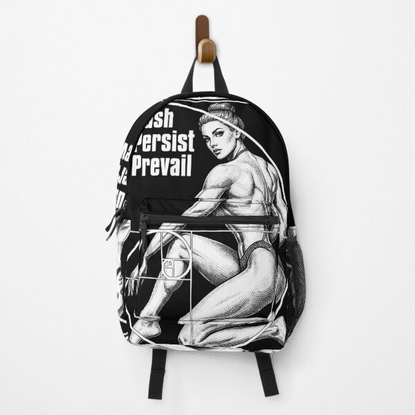 Item preview, Female Bodybuilder Fitness Competitor Fibonacci Spiral Gym designed and sold by GrandeDuc.