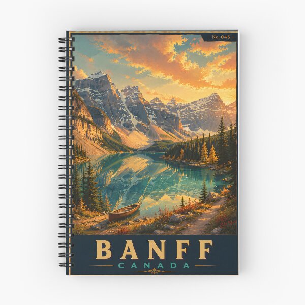 Item preview, Banff National Park Vintage Travel Poster | Lake Louise Canada Retro Wall Art designed and sold by bauschberts.
