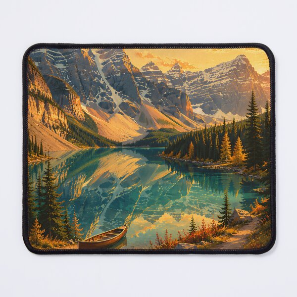 Item preview, Banff National Park Vintage Travel Poster | Lake Louise Canada Retro Wall Art designed and sold by bauschberts.