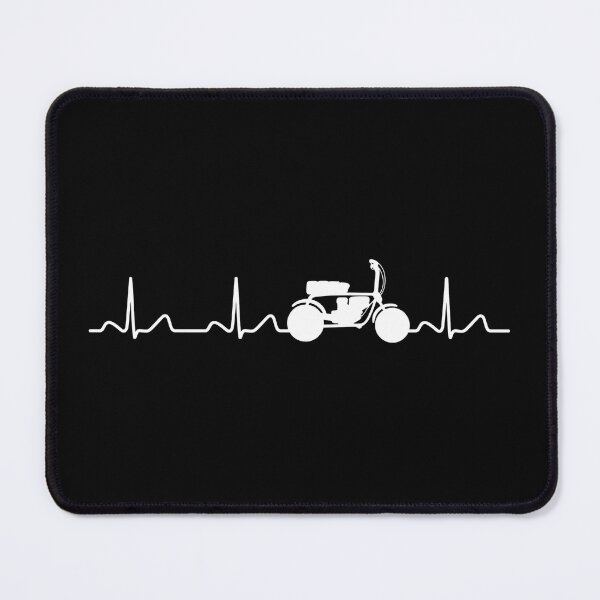 Item preview, Motorcycle Heartbeat ECG Line Art Design designed and sold by SoyLamderma.