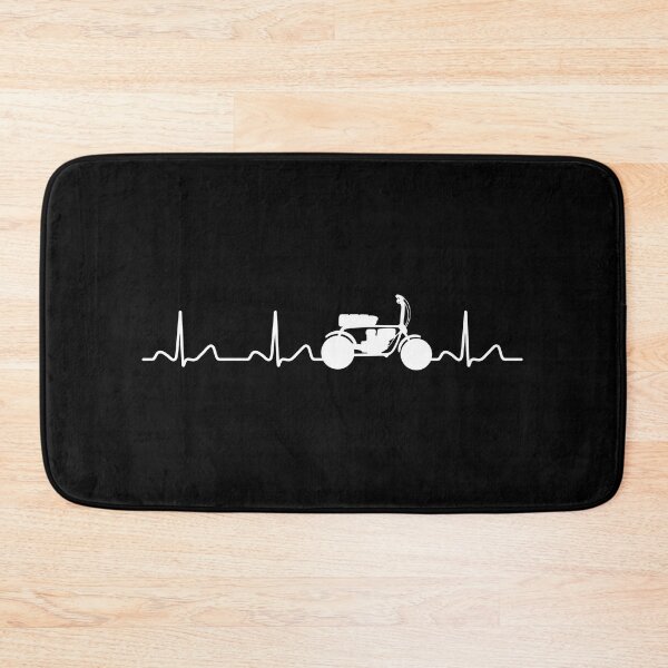 Item preview, Motorcycle Heartbeat ECG Line Art Design designed and sold by SoyLamderma.