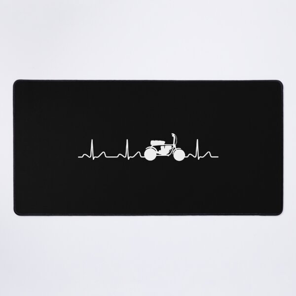 Item preview, Motorcycle Heartbeat ECG Line Art Design designed and sold by SoyLamderma.