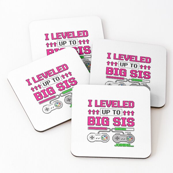 Item preview, I Leveled Up to Big Sis Gamer Pregnancy Announcement designed and sold by dudelinart.