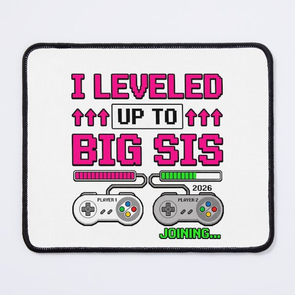 Item preview, I Leveled Up to Big Sis Gamer Pregnancy Announcement designed and sold by dudelinart.