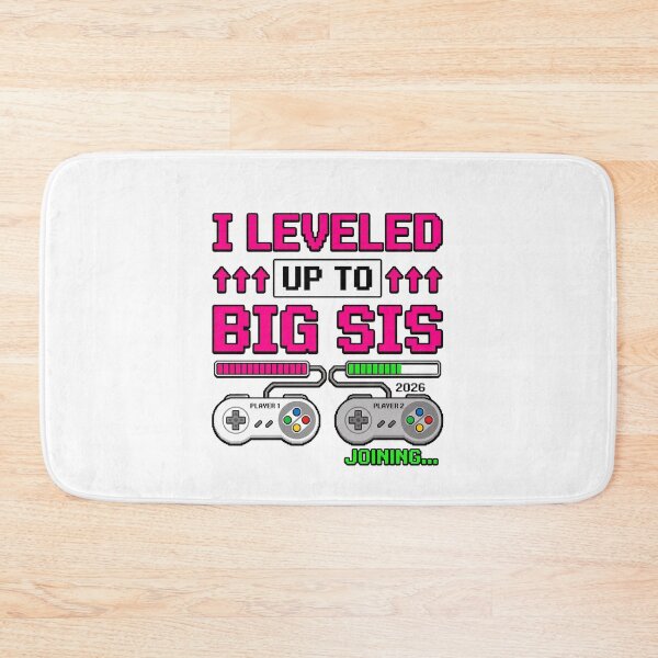 Item preview, I Leveled Up to Big Sis Gamer Pregnancy Announcement designed and sold by dudelinart.