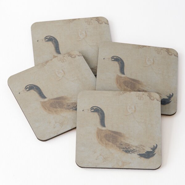 Item preview, drake and lotus flower  designed and sold by Paper & Pine .