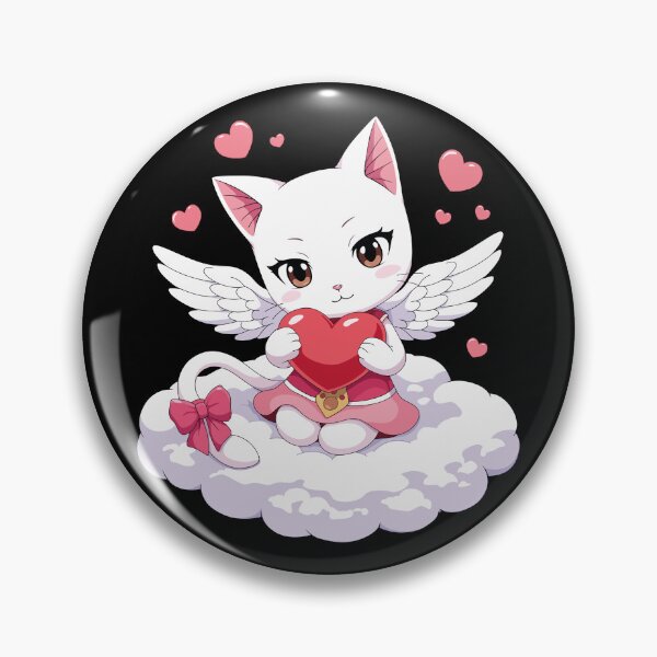 Item preview, Sweet cupid cat spreading love designed and sold by ProjetF.