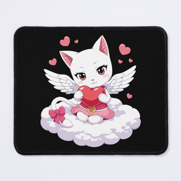 Item preview, Sweet cupid cat spreading love designed and sold by ProjetF.