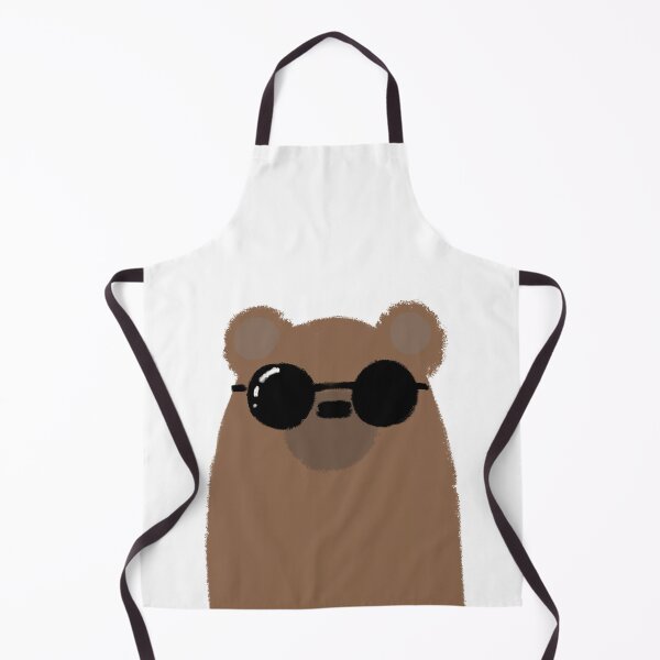 Item preview, Funny bear wearing glasses - designed and sold by Malvamalu.