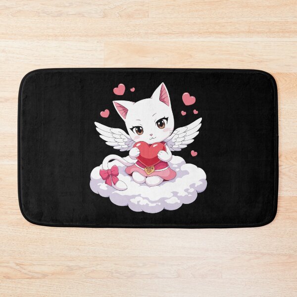 Item preview, Sweet cupid cat spreading love designed and sold by ProjetF.