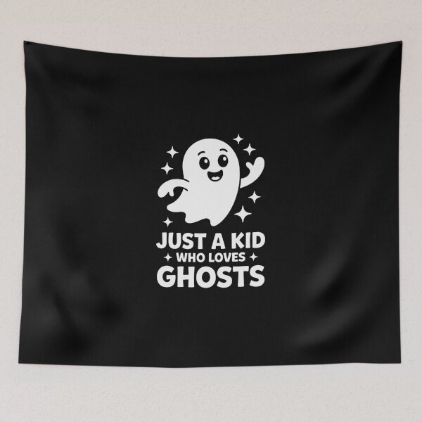 Item preview, JUST A KID WHO LOVES GHOSTS designed and sold by jkrphoto.
