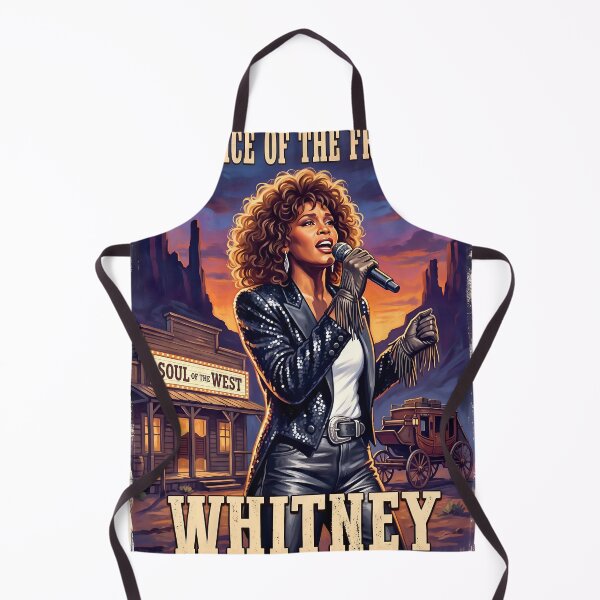 Item preview, Whitney Houston Hand-Drawn Retro Portrait designed and sold by ARTROGAN.