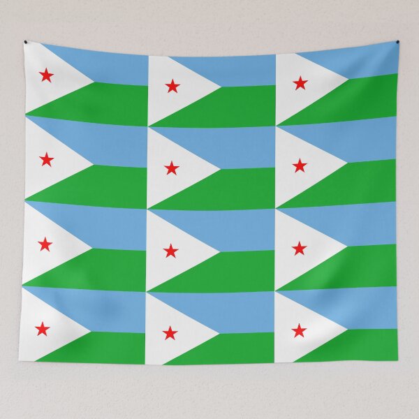 Item preview, Djibouti Flag- Show your love for Djibouti! designed and sold by AlaskaExtreme.