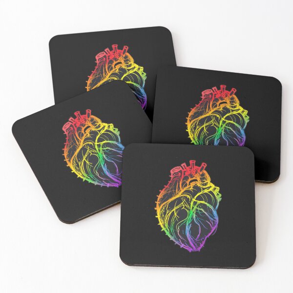 Item preview, Rainbow Heart Anatomy Art designed and sold by SoyLamderma.