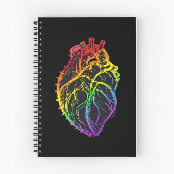 Item preview, Rainbow Heart Anatomy Art designed and sold by SoyLamderma.