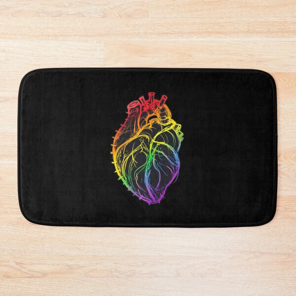 Item preview, Rainbow Heart Anatomy Art designed and sold by SoyLamderma.
