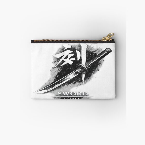 Item preview, Japanese Katana Blade Ink Brush Samurai Sword Vintage Art designed and sold by D.Shop.