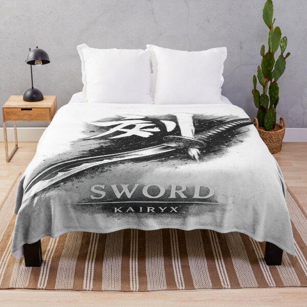 Item preview, Japanese Katana Blade Ink Brush Samurai Sword Vintage Art designed and sold by D.Shop.