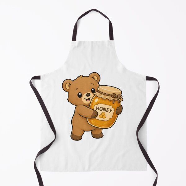 Item preview, Cute Bear Hugging a Honey Jar Sticker designed and sold by PawsGiggles.