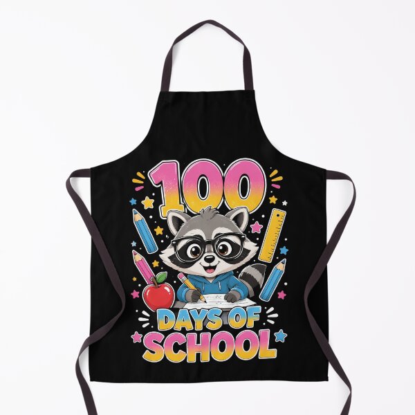 Item preview, 100 Days of School Teacher Kid Cute Raccoon Classroom Design designed and sold by OlakunleOloroz.