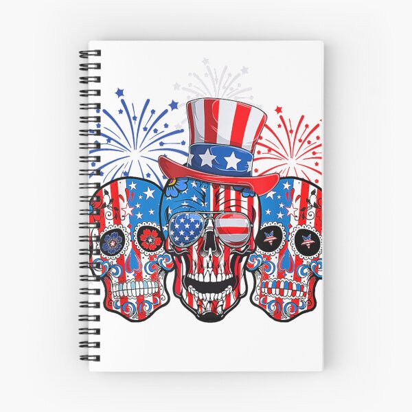 Item preview, Cool Sugar Skull Firework Shades Shirt 4th Of July designed and sold by Bomebomst.